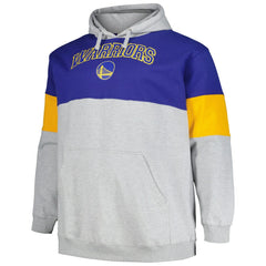 Golden State Warriors Big & Tall Pullover Hoodie Royal/Gold - Fanatics