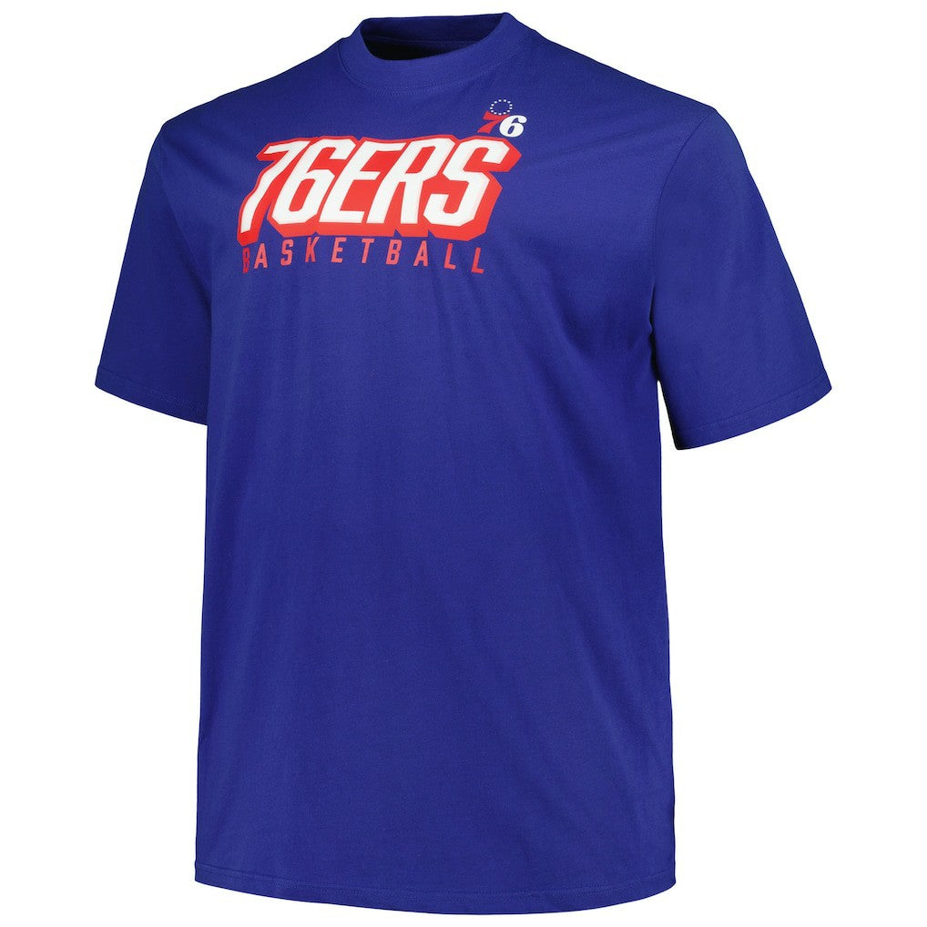 Philadelphia 76ers Big & Tall Short Sleeve & Long Sleeve T-Shirt Set Royal/Red - Fanatics