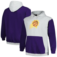 Phoenix Suns Big & Tall Primary Arctic Pullover Hoodie Purple/Silver - Fanatics