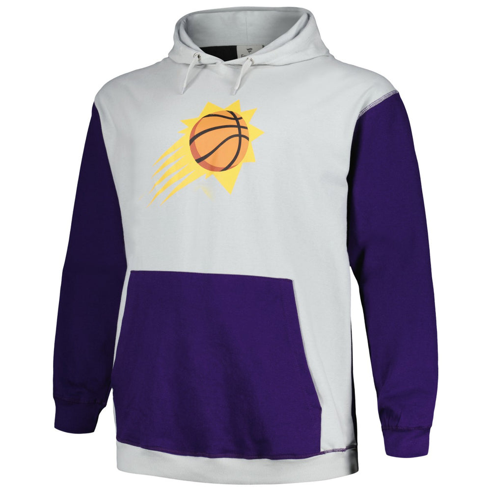 Phoenix Suns Big & Tall Primary Arctic Pullover Hoodie Purple/Silver - Fanatics