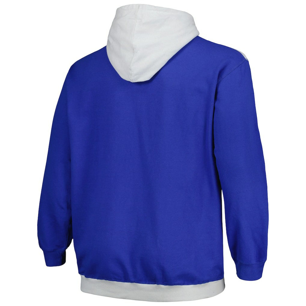 Golden State Warriors Big & Tall Primary Arctic Pullover Hoodie Royal/Silver - Fanatics