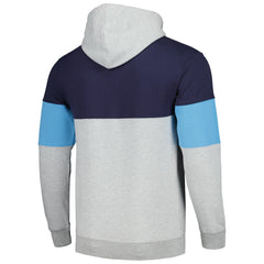 Memphis Grizzlies Contrast Pieced Pullover Hoodie Navy - Fanatics