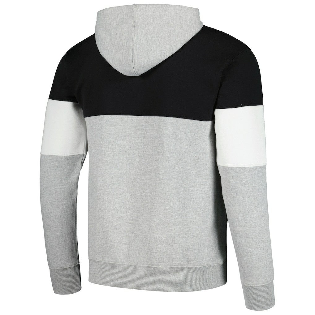 Brooklyn Nets Contrast Pieced Pullover Hoodie Black - Fanatics outlet