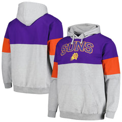 Phoenix Suns Contrast Pieced Pullover Hoodie Purple - Fanatics