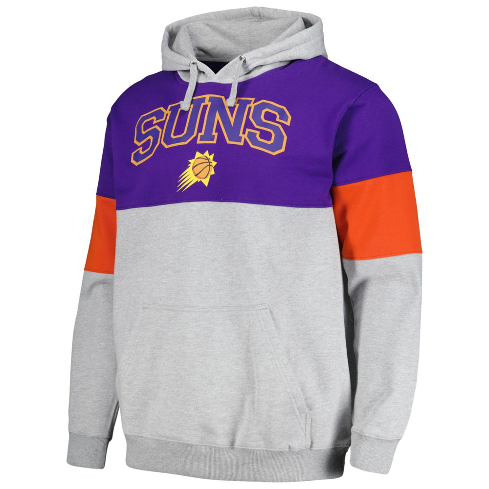 Phoenix Suns Contrast Pieced Pullover Hoodie Purple - Fanatics