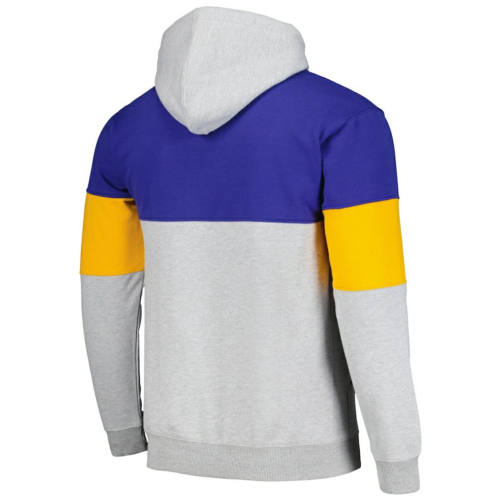 Golden State Warriors Contrast Pieced Pullover Hoodie Royal - Fanatics