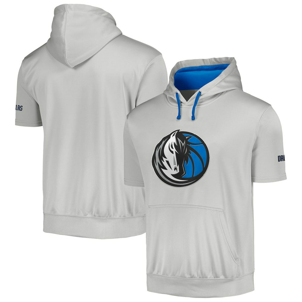 Dallas Mavericks Big & Tall Logo Pullover Hoodie Silver - Fanatics
