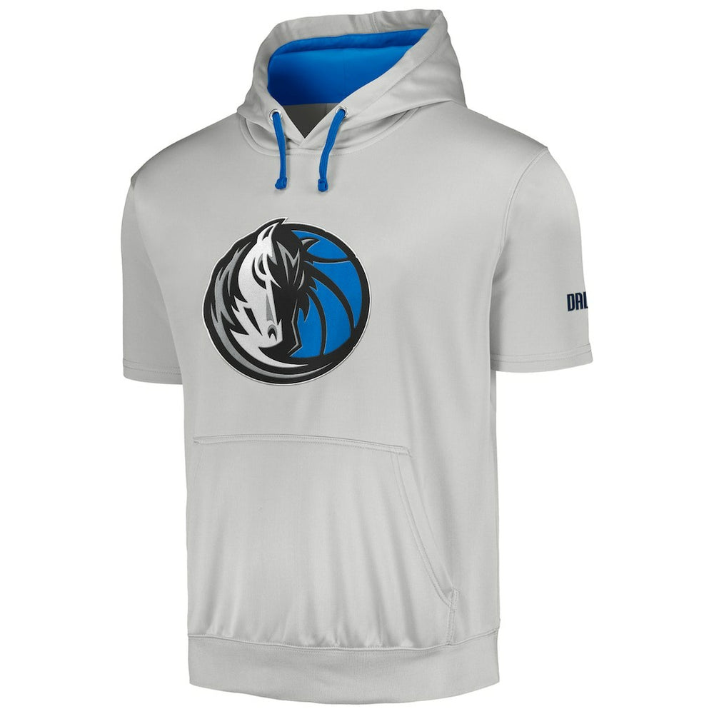 Dallas Mavericks Big & Tall Logo Pullover Hoodie Silver - Fanatics