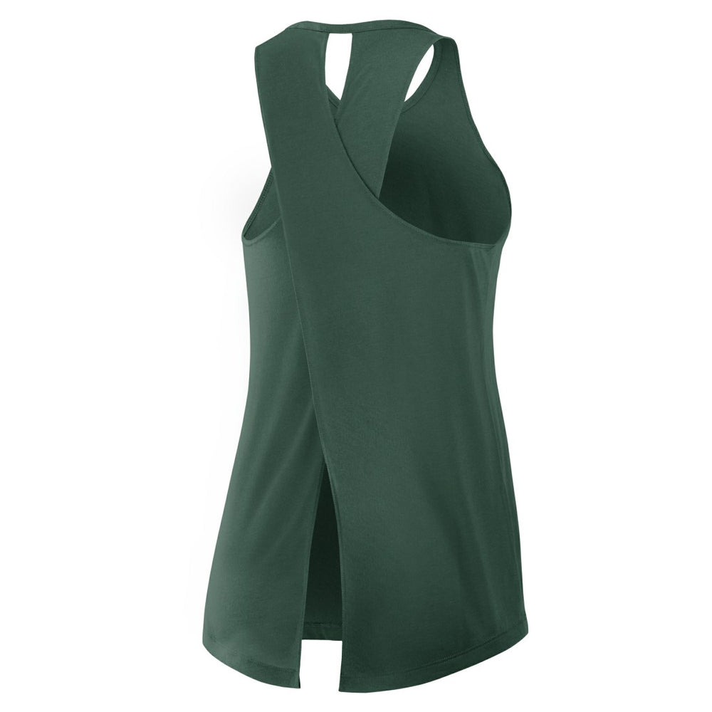 Green Bay Packers Women's Plus Size Performance Tank Top - Green Tops