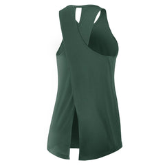 Green Bay Packers Women's Plus Size Performance Tank Top - Green Tops