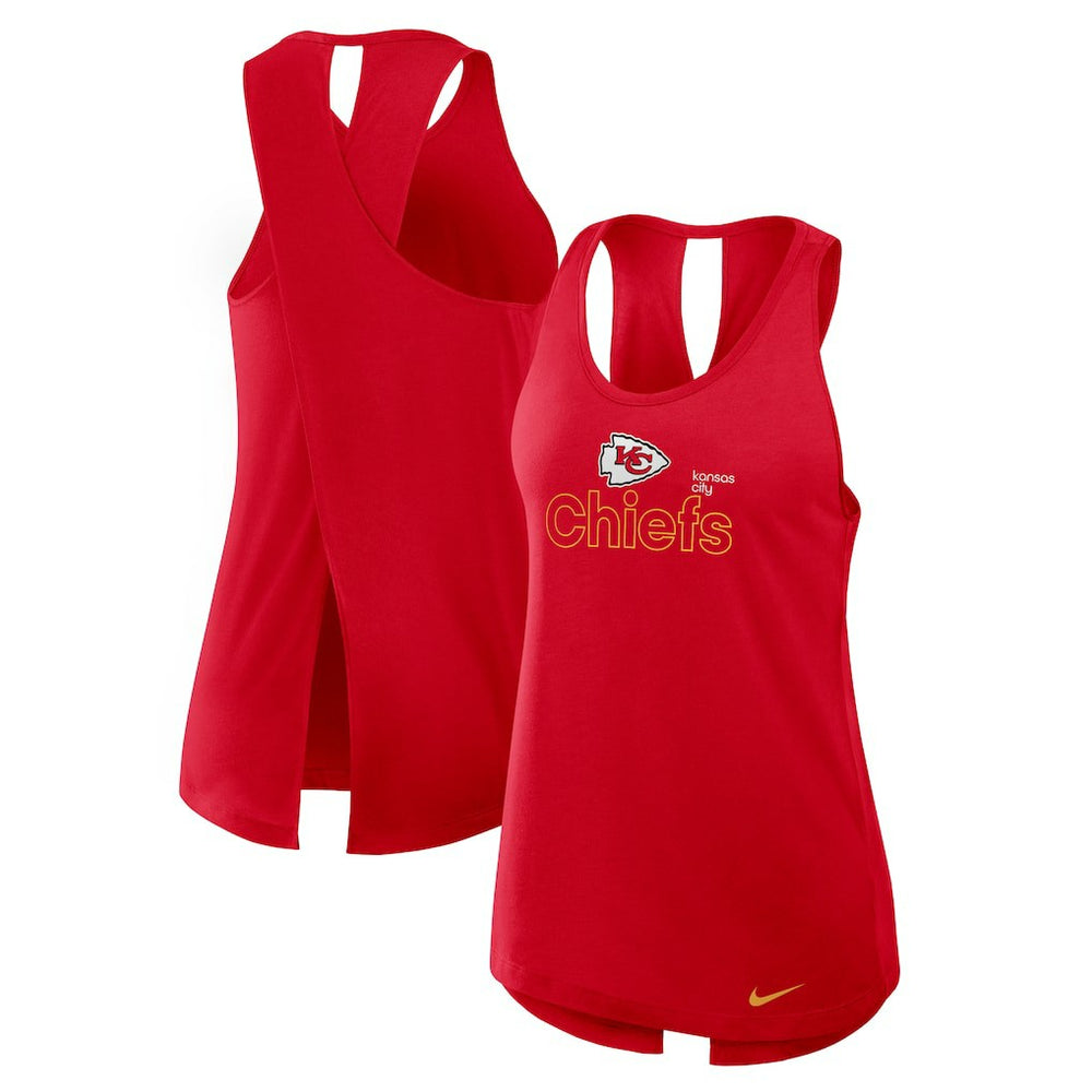 Kansas City Chiefs Women's Plus Size Performance Tank Top - Red Tops