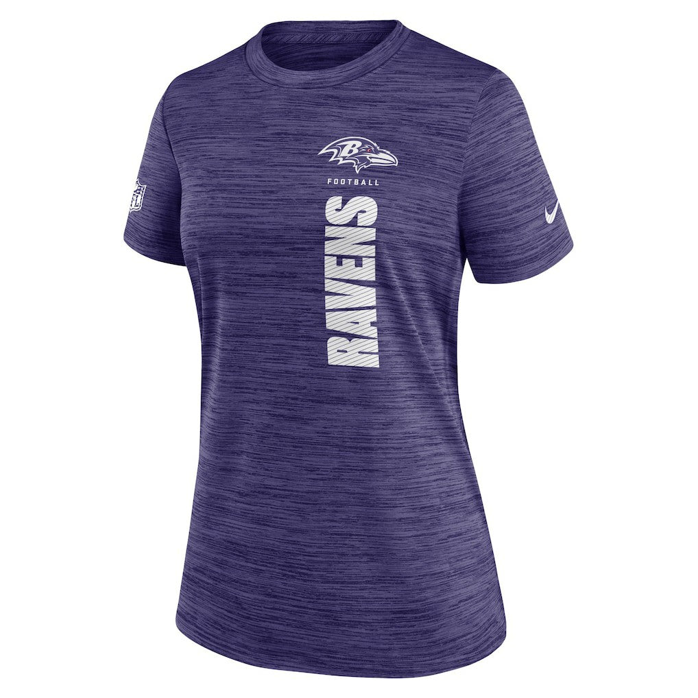 Baltimore Ravens Women's Sideline Velocity Dri-FIT T-Shirt - Purple T-shirts