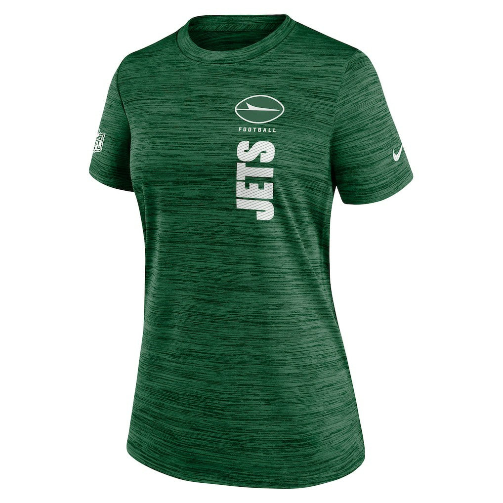 New York Jets Women's Sideline Velocity Dri-FIT T-Shirt - Green T-shirts