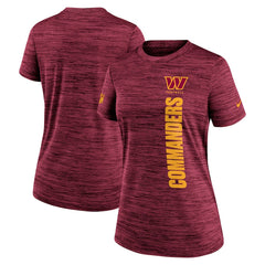 Washington Commanders Women's Sideline Velocity Dri-FIT T-Shirt - Burgundy T-shirts