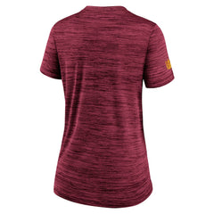 Washington Commanders Women's Sideline Velocity Dri-FIT T-Shirt - Burgundy T-shirts