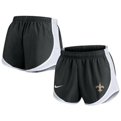 New Orleans Saints Women's Tempo Dri-FIT Shorts - Black Shorts