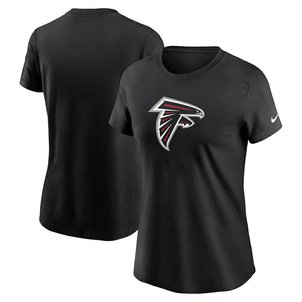 Atlanta Falcons Women's Primary Logo T-Shirt - Black T-shirts