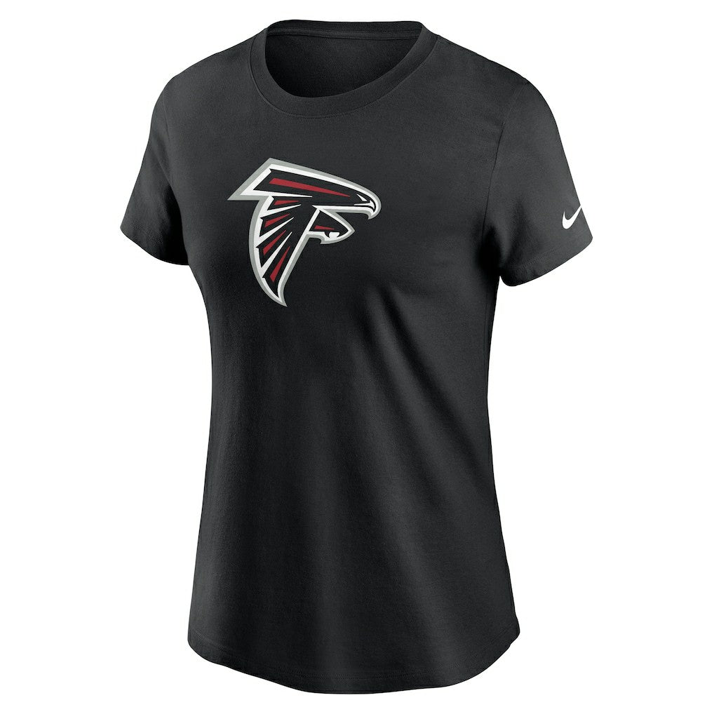 Atlanta Falcons Women's Primary Logo T-Shirt - Black T-shirts