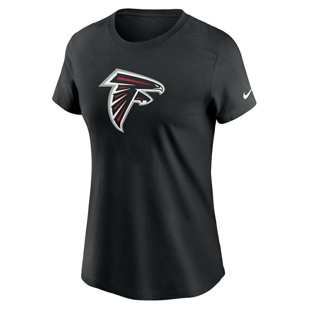 Atlanta Falcons Women's Primary Logo T-Shirt - Black T-shirts