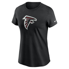 Atlanta Falcons Women's Primary Logo T-Shirt - Black T-shirts