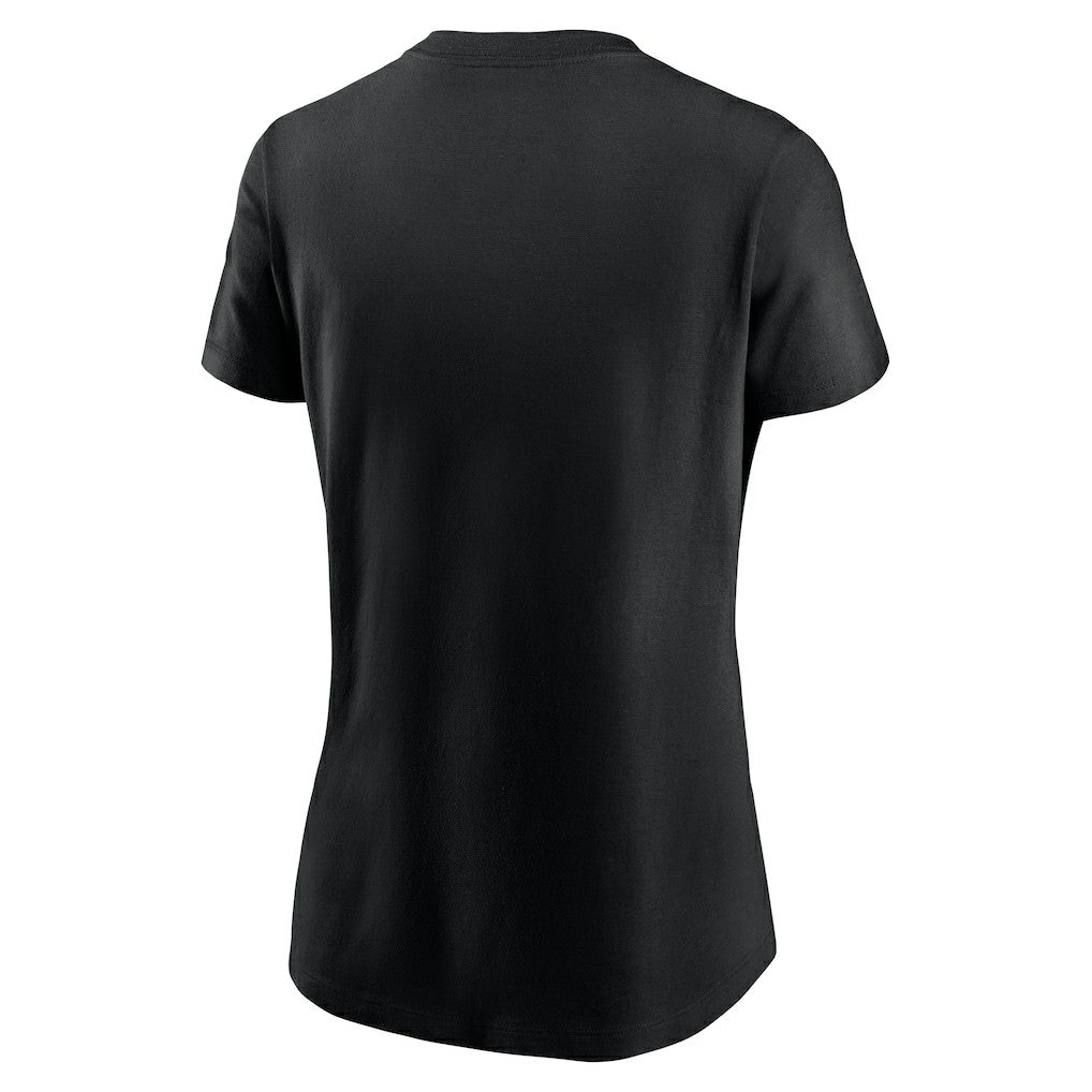 Atlanta Falcons Women's Primary Logo T-Shirt - Black T-shirts