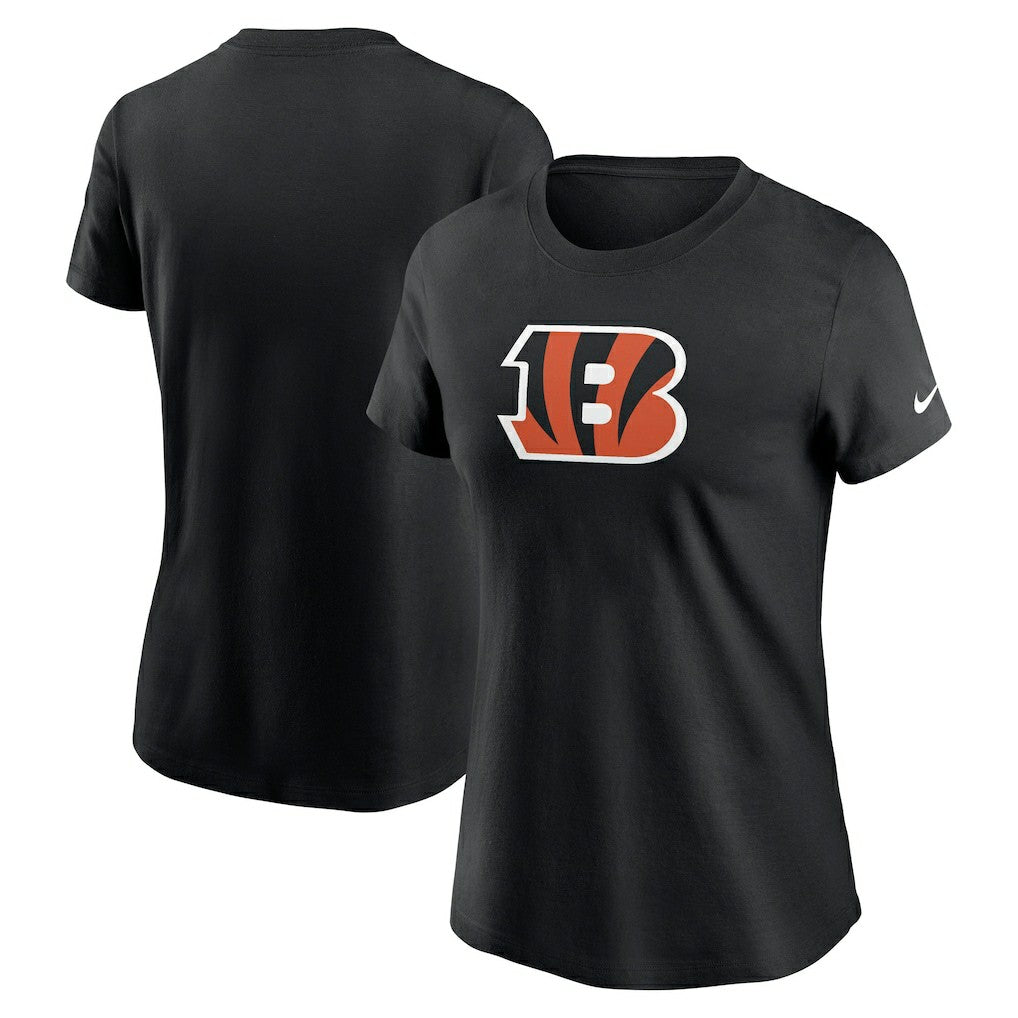 Cincinnati Bengals Women's Primary Logo T-Shirt - Black T-shirts