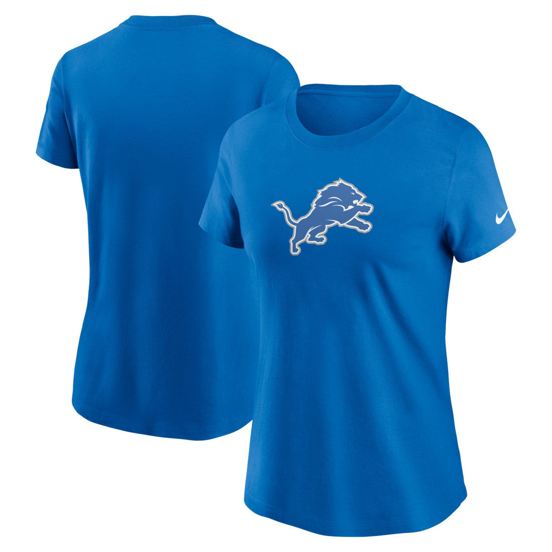 Detroit Lions Women's Primary Logo T-Shirt - Blue T-shirts