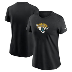 Jacksonville Jaguars Women's Primary Logo T-Shirt - Black T-shirts