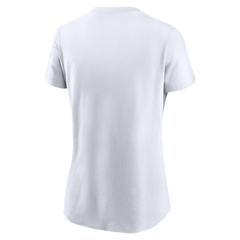 Miami Dolphins Women's Throwback Primary Logo T-Shirt - White T-shirts