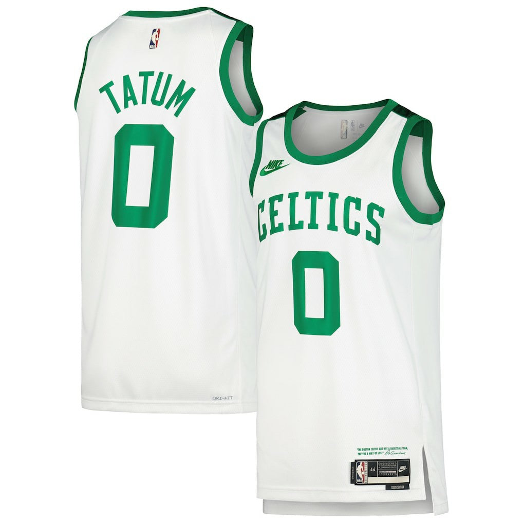 Jayson Tatum Boston Celtics Swingman Player Jersey Classic Edition White - Nike