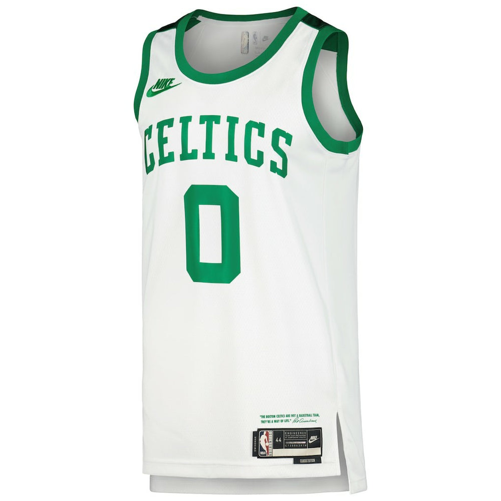 Jayson Tatum Boston Celtics Swingman Player Jersey Classic Edition White - Nike