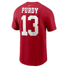 Brock Purdy San Francisco 49ers Youth Player Name & Number T-Shirt - Scarlet T-shirts