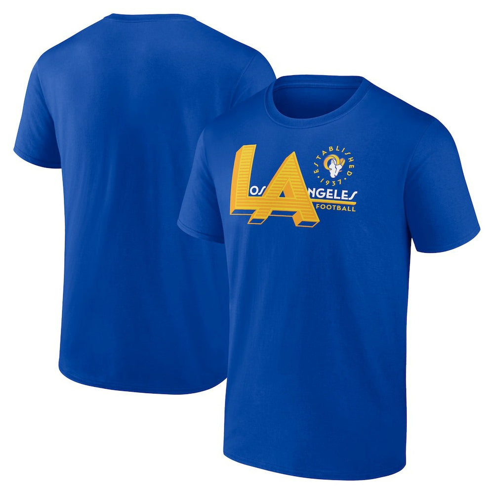 Los Angeles Rams Hometown Offensive Drive T-Shirt - Royal T-shirts