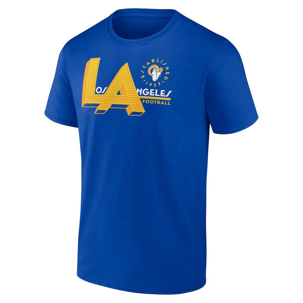 Los Angeles Rams Hometown Offensive Drive T-Shirt - Royal T-shirts