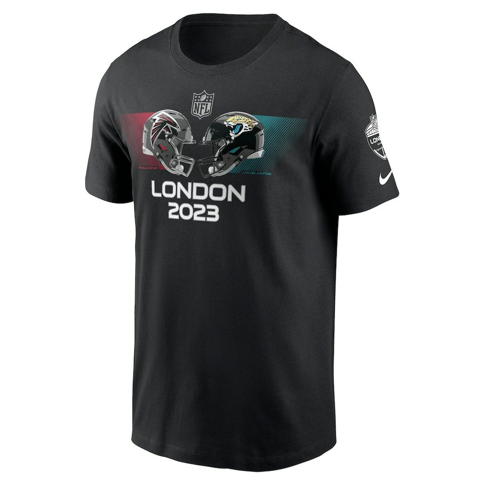 Atlanta Falcons vs. Jacksonville Jaguars 2023 London Game Essential T-Shirt - Black T-shirts