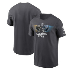 Baltimore Ravens vs. Tennessee Titans 2023 London Game Essential T-Shirt - Anthracite T-shirts