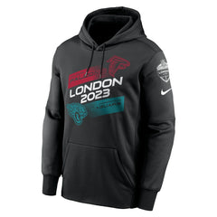 Atlanta Falcons vs. Jacksonville Jaguars 2023 London Game Pullover Hoodie - Black Hoodies