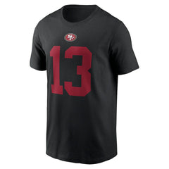 Brock Purdy San Francisco 49ers Player Name & Number T-Shirt - Black T-shirts
