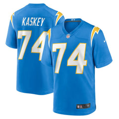 Matt Kaskey Los Angeles Chargers Team Game Jersey - Powder Blue Jerseys