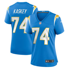 Matt Kaskey Los Angeles Chargers Women's Team Game Jersey - Powder Blue Jerseys
