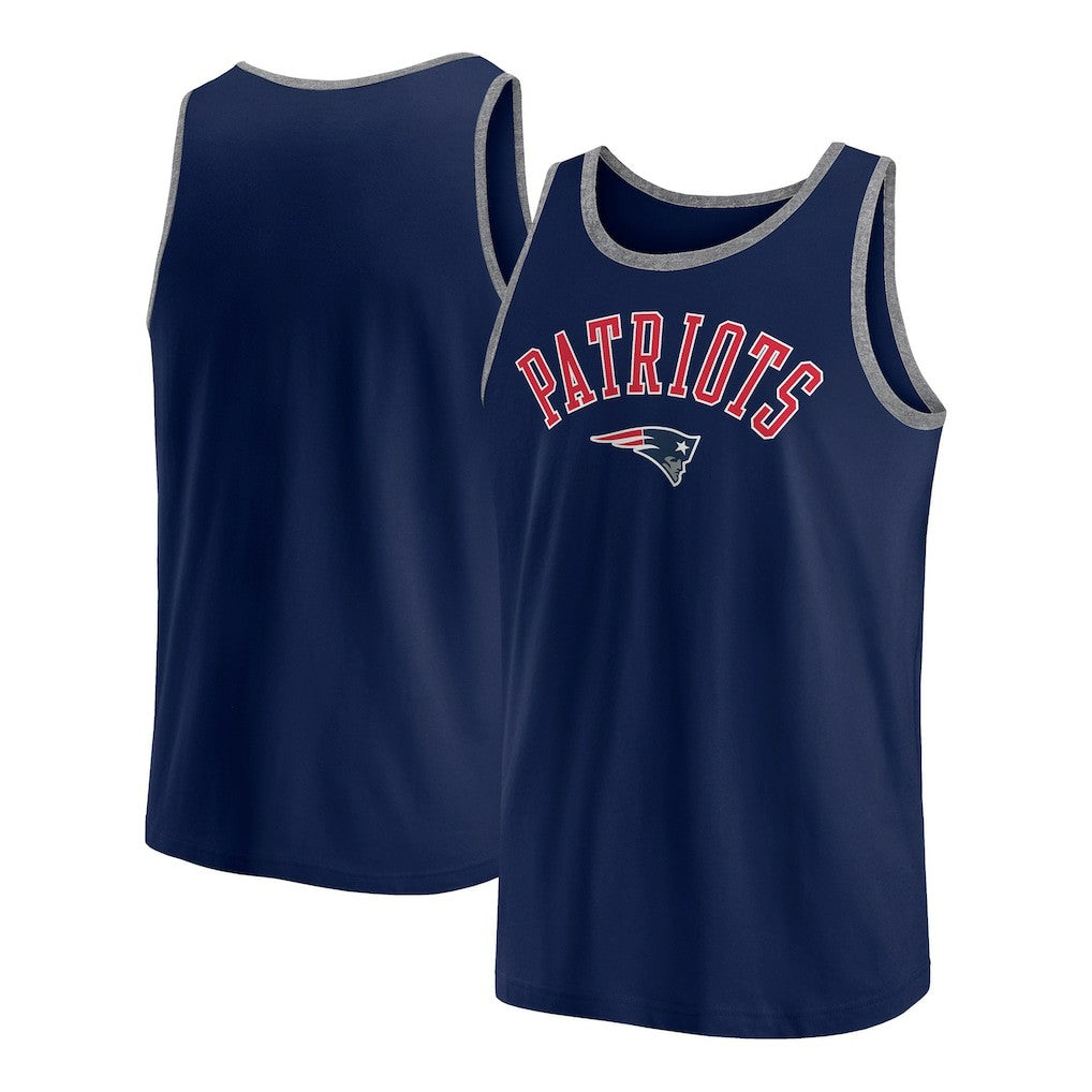 New England Patriots Bet Tank Top - Navy Tops