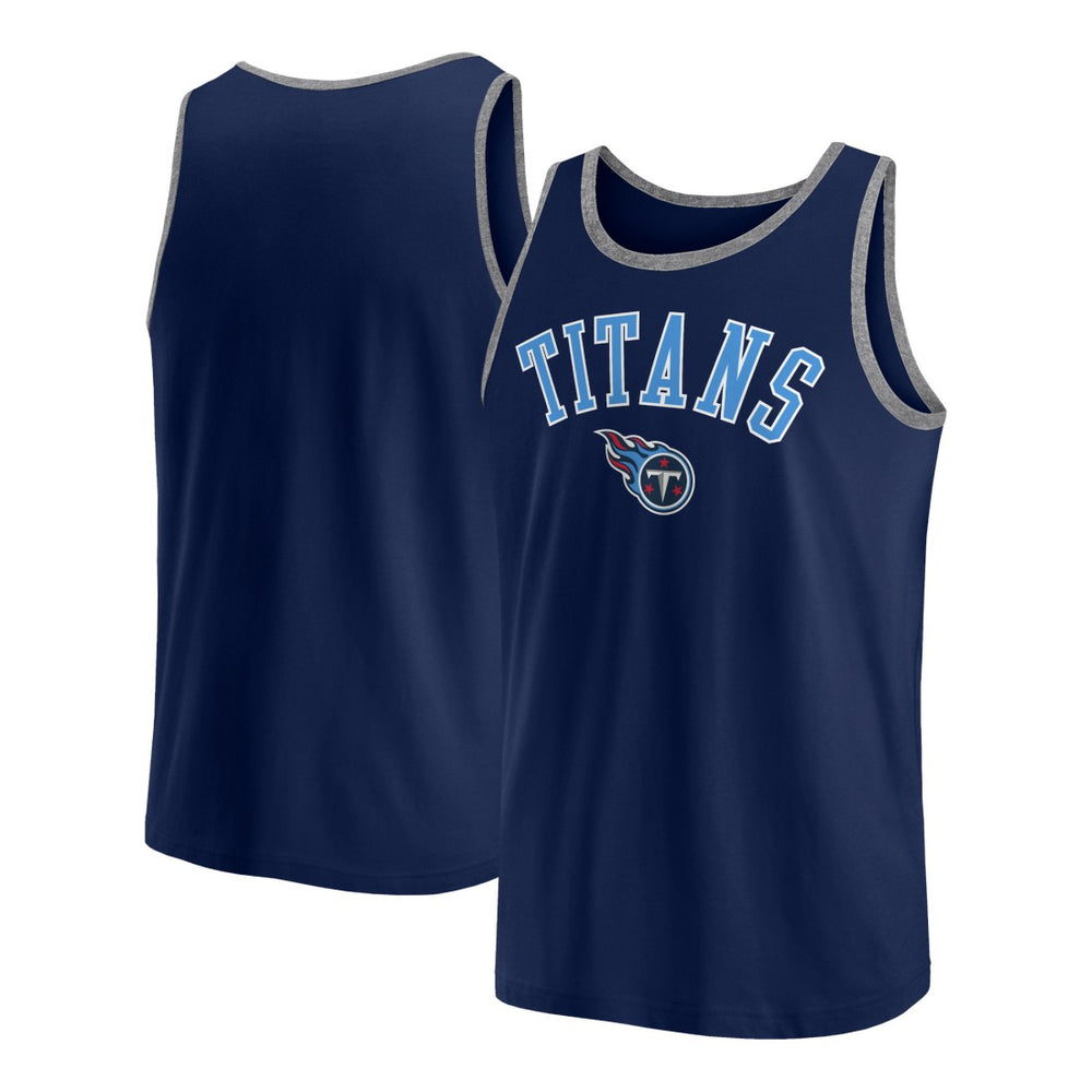 Tennessee Titans Bet Tank Top - Navy Tops