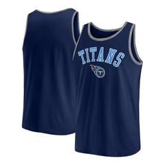 Tennessee Titans Bet Tank Top - Navy Tops