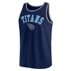 Tennessee Titans Bet Tank Top - Navy Tops