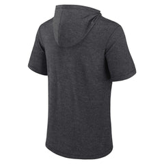 Jacksonville Jaguars Push Short Sleeve Pullover Hoodie - Heather Charcoal Hoodies