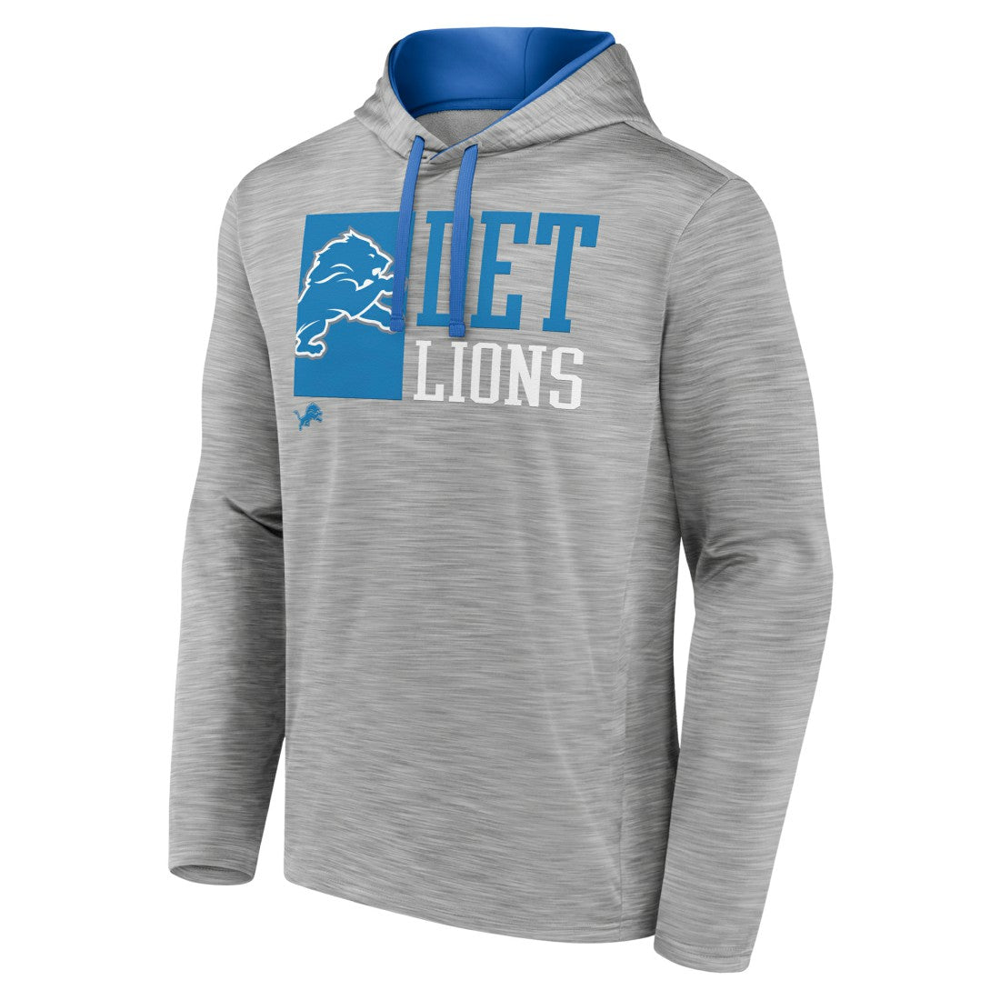 Detroit Lions Never Quit Hoodie - Heather Gray Hoodies