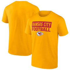 Kansas City Chiefs Serve T-Shirt - Gold T-shirts