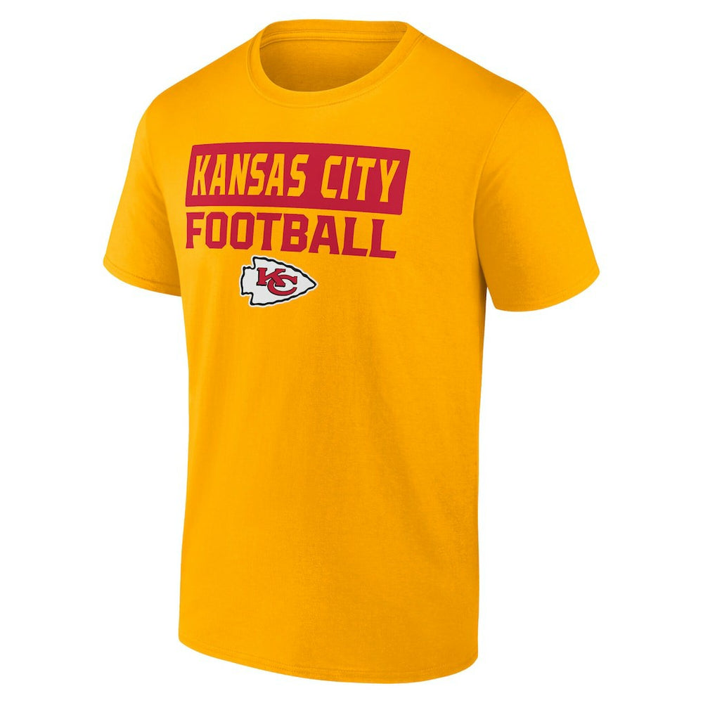 Kansas City Chiefs Serve T-Shirt - Gold T-shirts