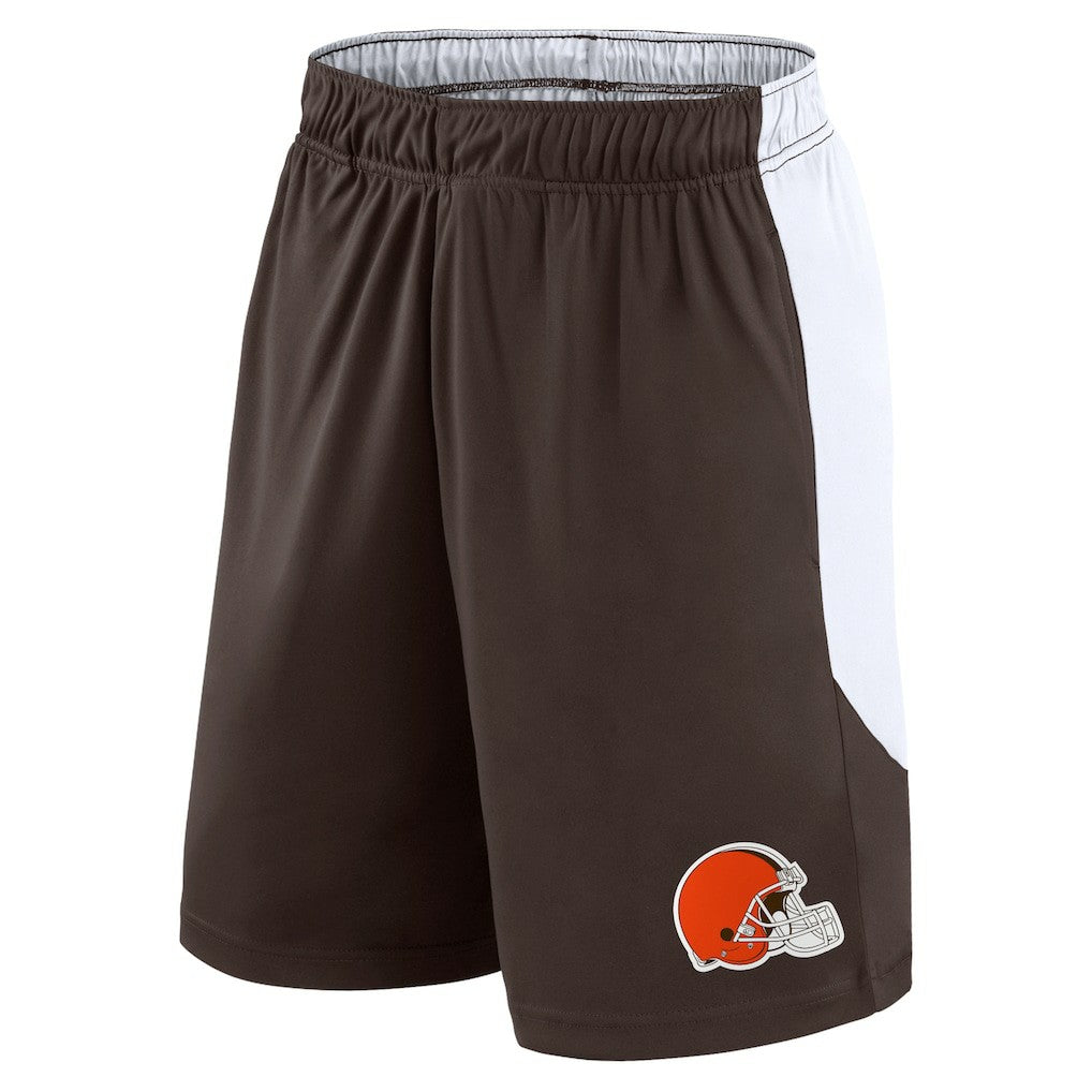 Cleveland Browns Go Hard Shorts - Brown/White Shorts