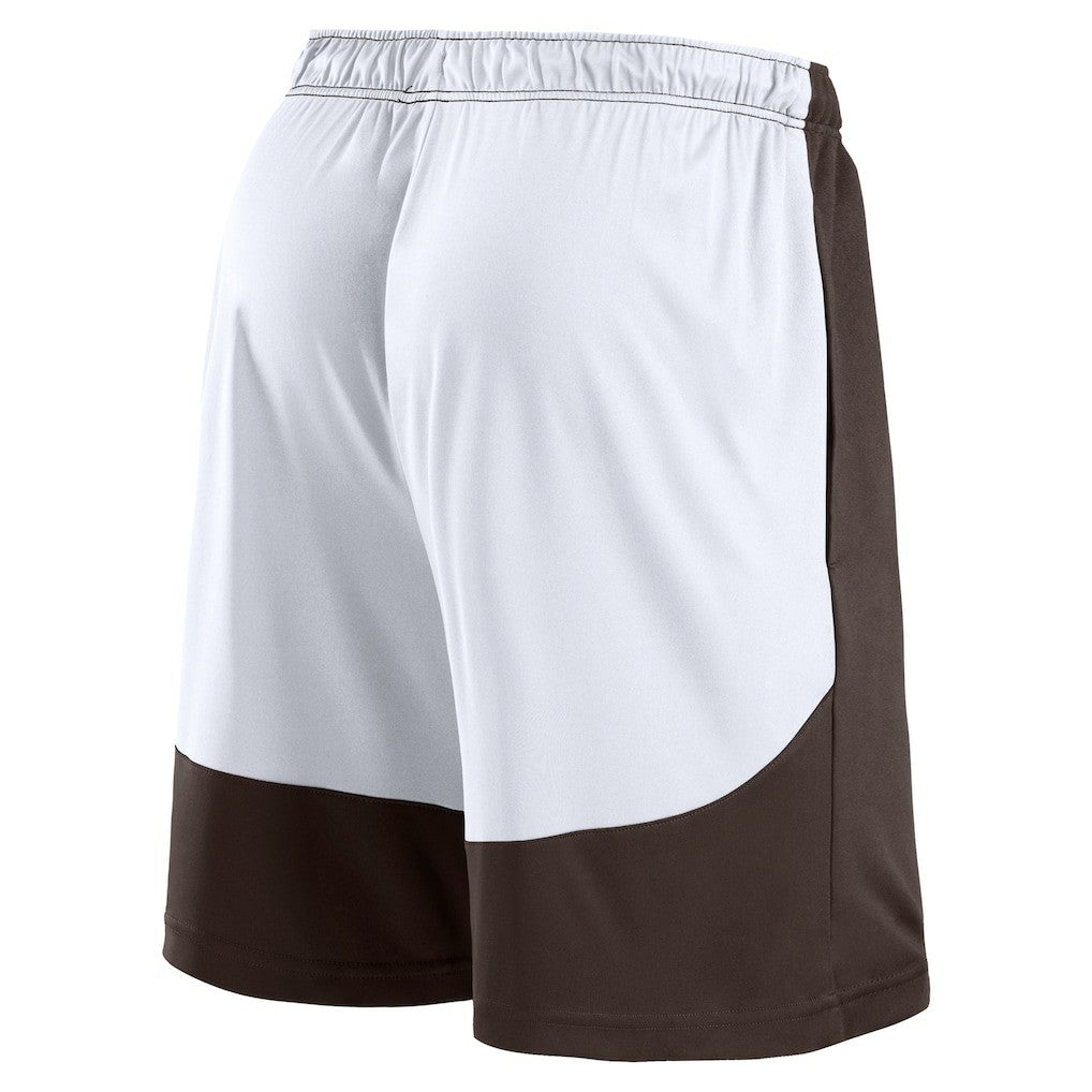 Cleveland Browns Go Hard Shorts - Brown/White Shorts